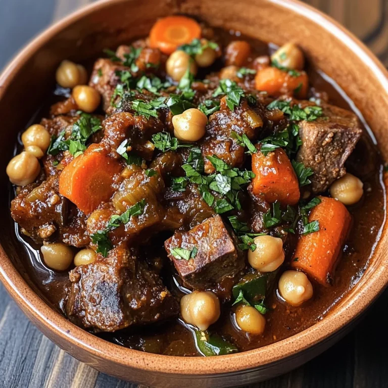 Moroccan Lamb Tagine with Prunes, Chickpeas & Spiced Vegetables