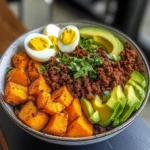 Protein Power Bowl with Sweet Potatoes & Avocado