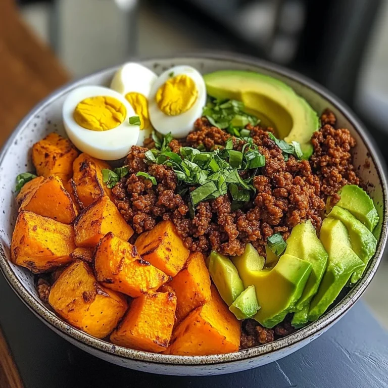 Protein Power Bowl with Sweet Potatoes & Avocado