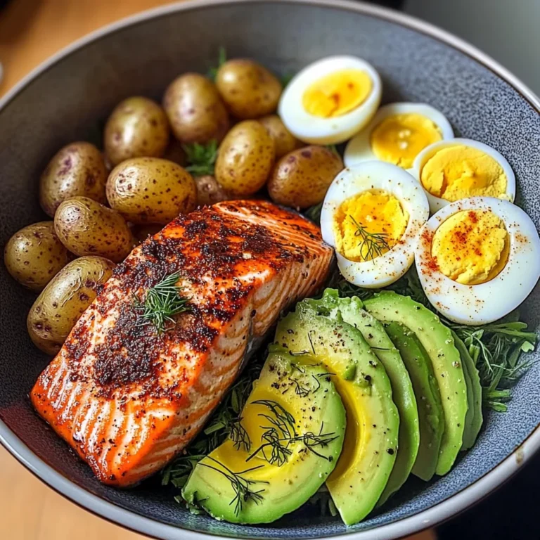 Spiced Salmon & Dill Potato Power Bowl