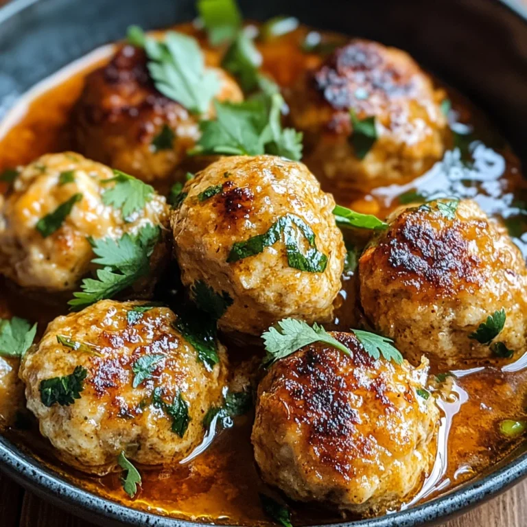 Coconut Chicken Meatballs
