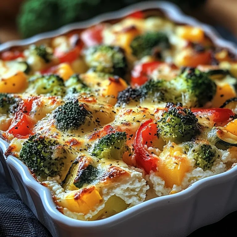 Cottage Cheese and Veggies Bake