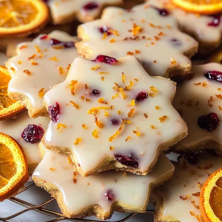 Cranberry Orange Shortbread Cookies Recipe