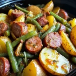 Crock Pot Swamp Potatoes with Sausage & Veggies
