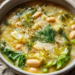 Lemon Dill Cabbage Soup