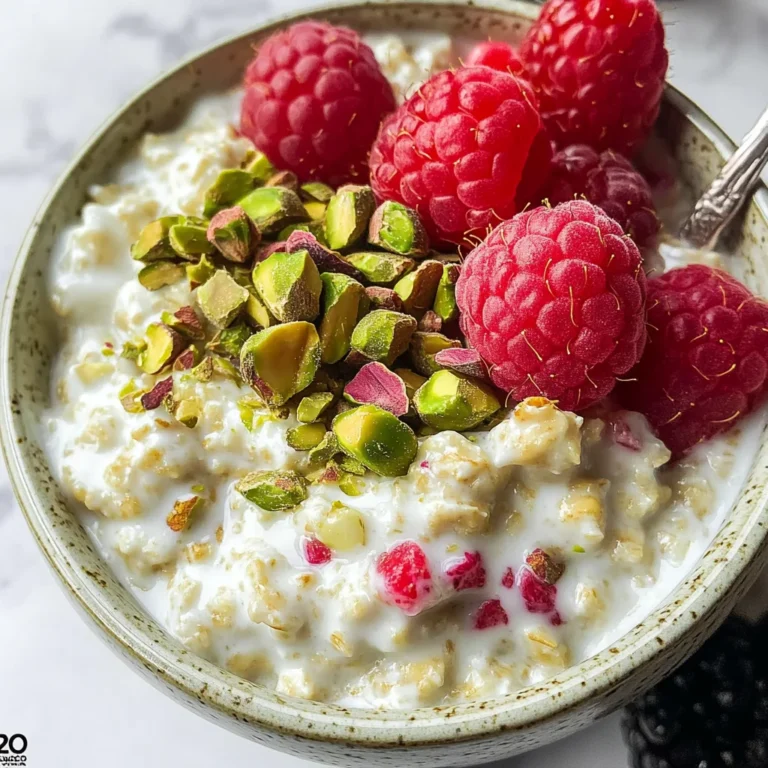 Pistachio Overnight Oats