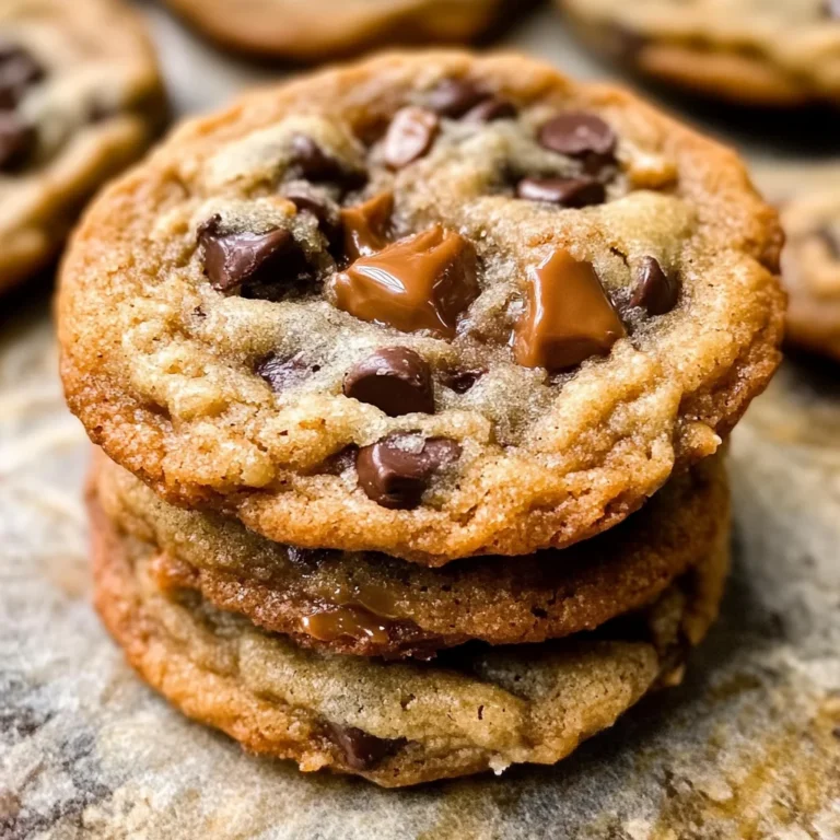 Salted Caramel Chocolate Chip Cookies