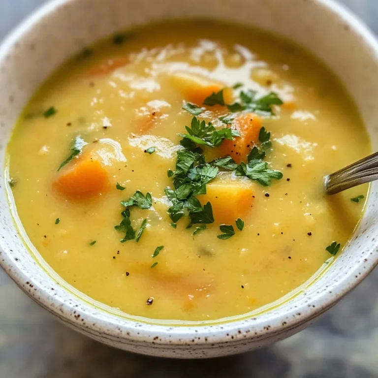 Carrot potato soup