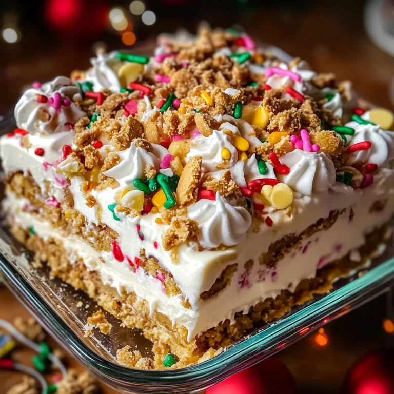Christmas Cookie Lasagna Recipe