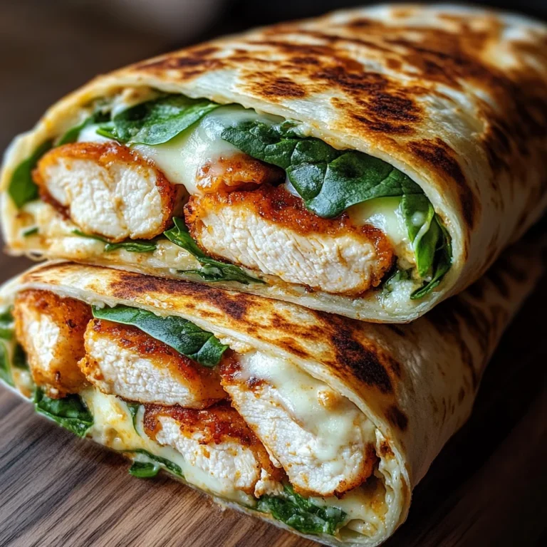 Crispy Air Fryer Chicken & Mozzarella Wraps