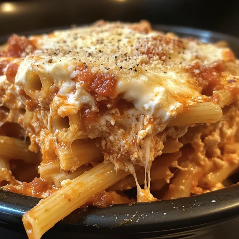 Crock Pot Baked Ziti