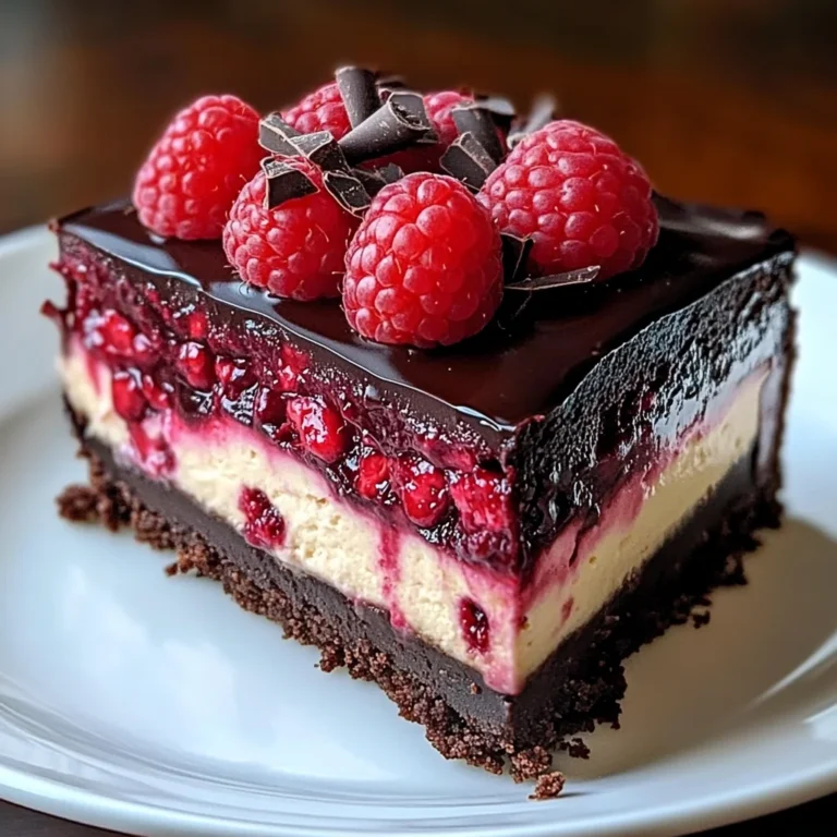 Dark Chocolate Raspberry Cheesecake: Indulge in a Decadent Dessert Delight