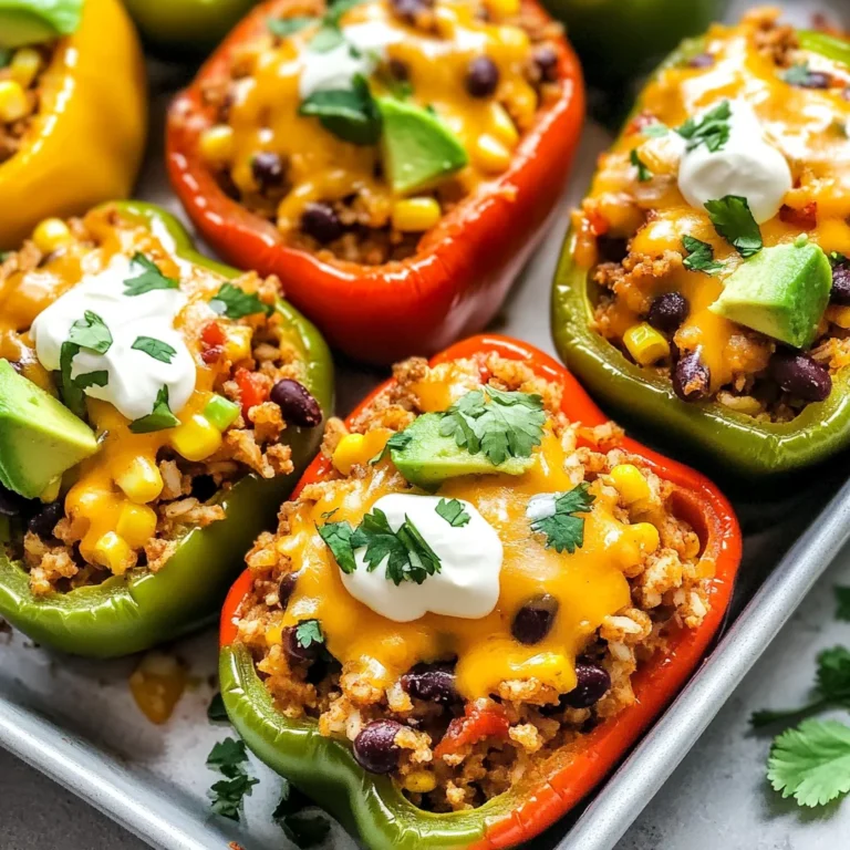 Easy Taco Stuffed Peppers
