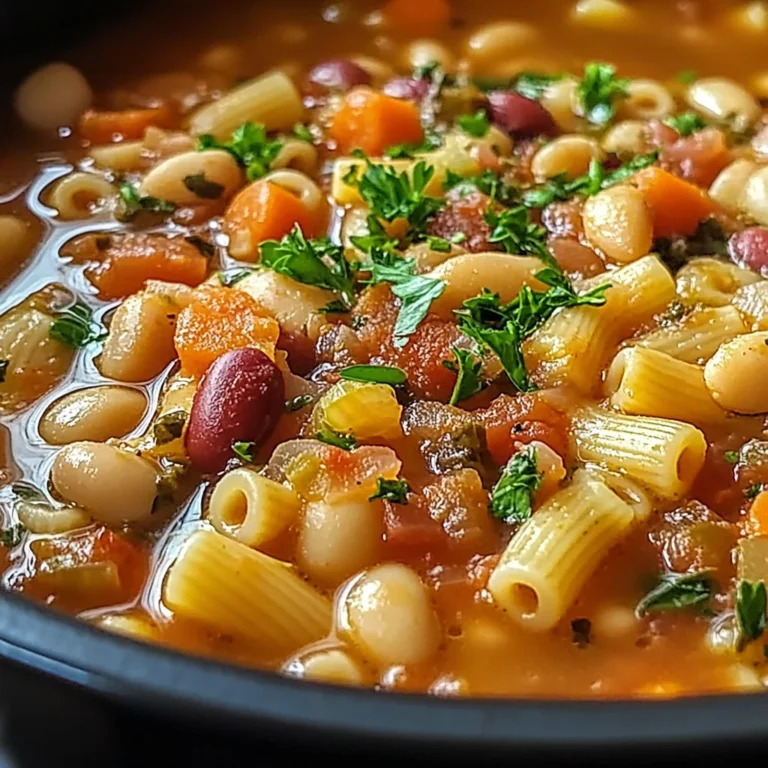 Hearty Pasta e Fagioli Soup Recipe