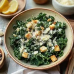 Lemony Parmesan Kale Salad