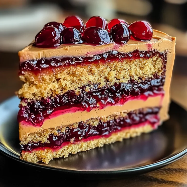 Peanut Butter & Jelly Cake