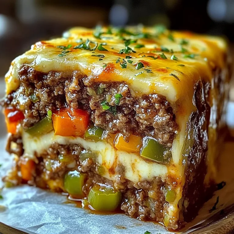 Philly Cheesesteak Meatloaf: A Cheesy, Beefy Twist on a Comfort Food Classic