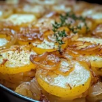 Savory French Onion Potato Bake