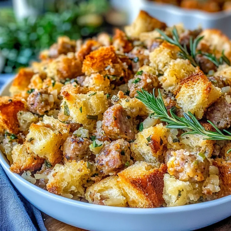 Slow Cooker Sausage Stuffing