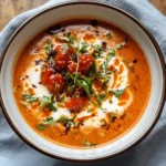 Caramelized Gochujang Tomato Soup
