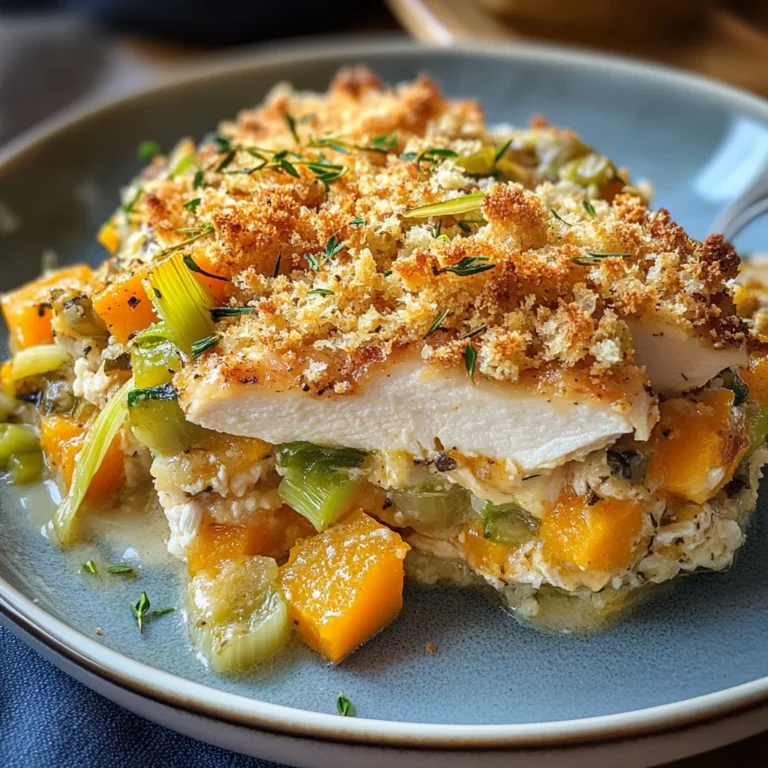 Chicken Leek and Butternut Squash Bake – The Ultimate One-Pan Dinner