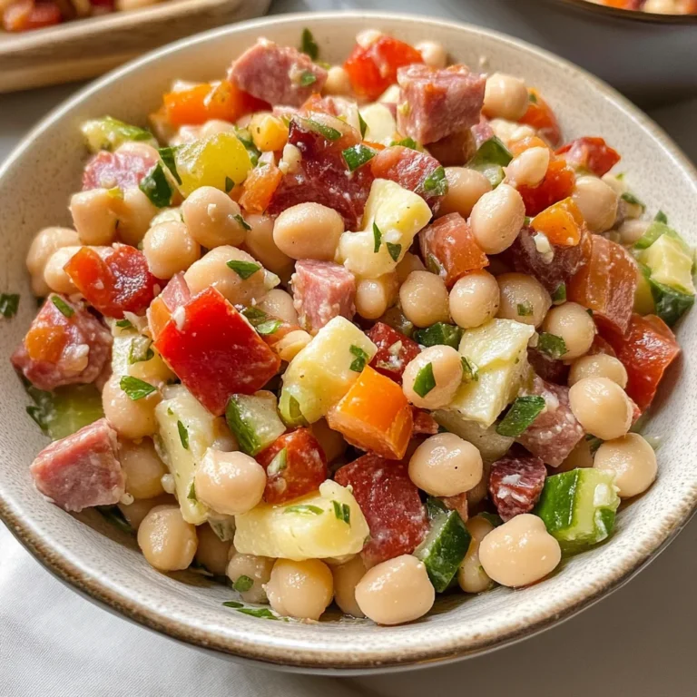 Italian Grinder Bean Salad