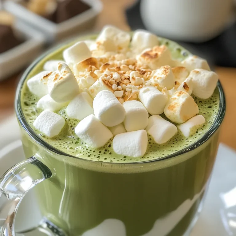 Matcha White Hot Chocolate