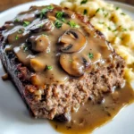 Meatloaf with Mushroom Gravy