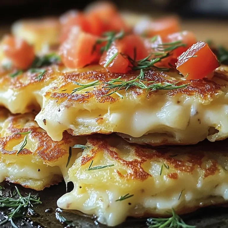 Potato and Onion Cheese Pancakes