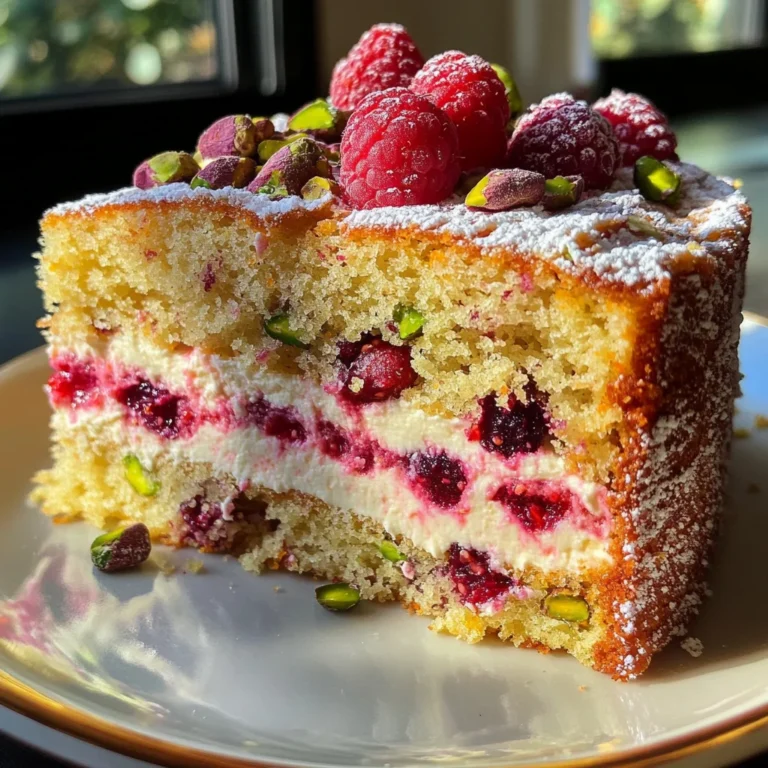 Raspberry Orange Pistachio Ricotta Cake: A Flavor Delight