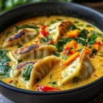 Thai Potsticker Coconut Soup