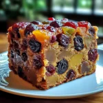 Traditional Rum-Soaked Fruit Cake